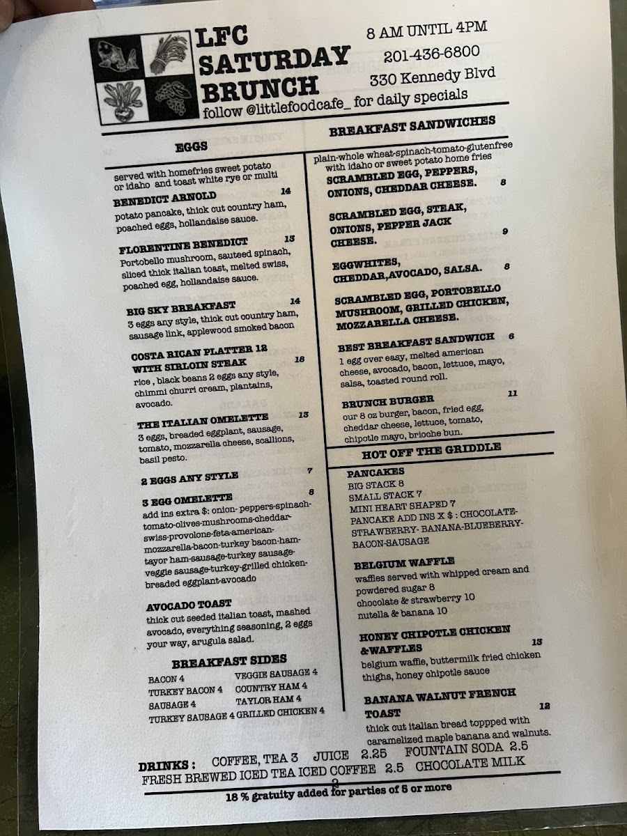 The Little Food Cafe Menu - Image 3