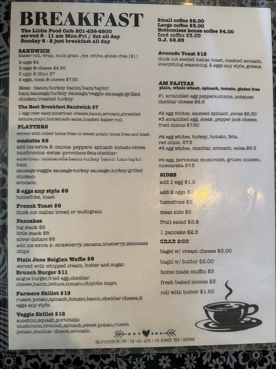 The Little Food Cafe Menu - Image 5